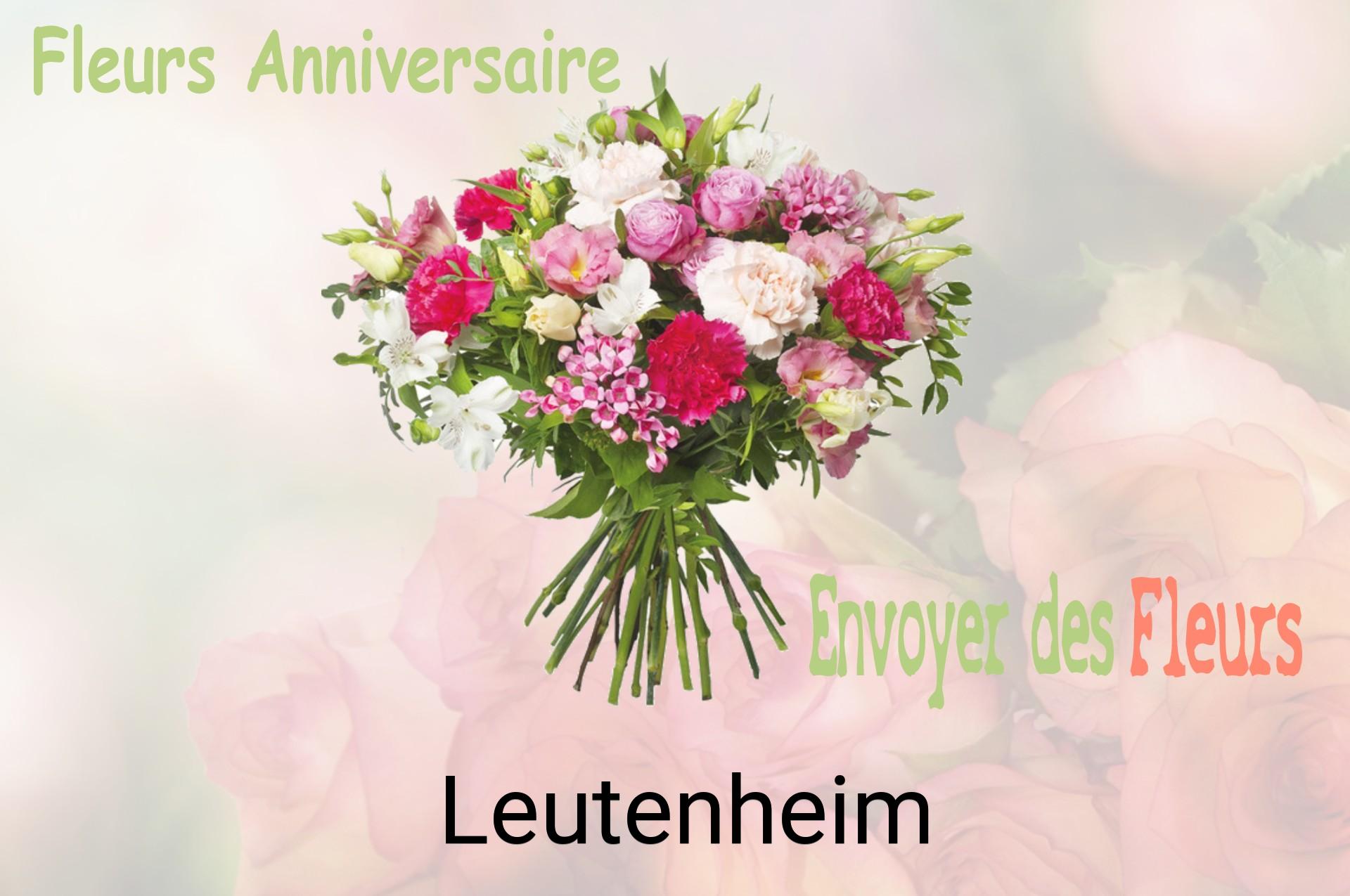 Bouquet de fleurs d’anniversaire livré à Leutenheim
